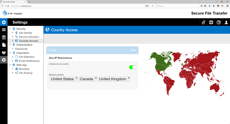 country access