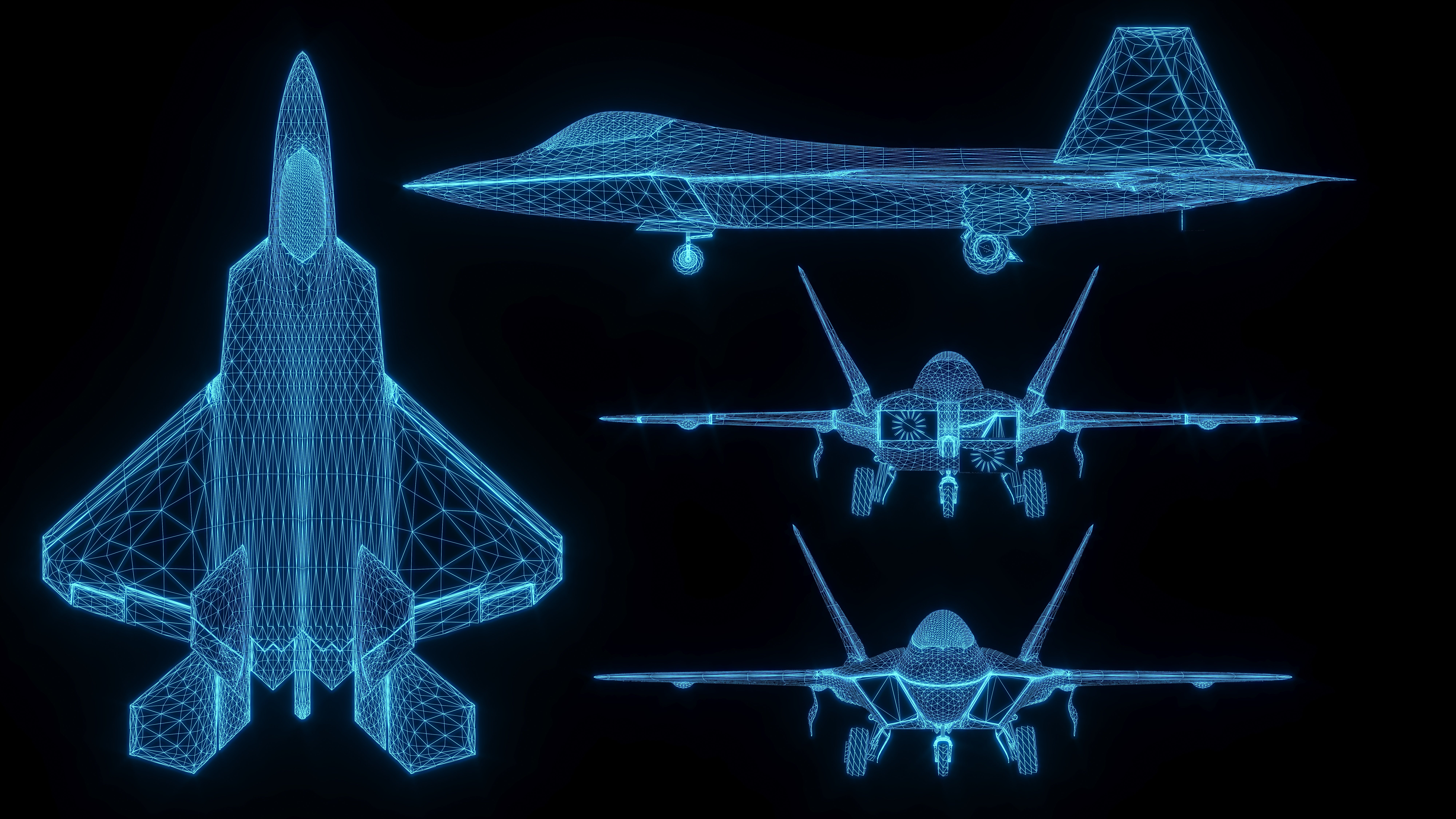 Lockheed Martin F-35 Lightning II blue prints