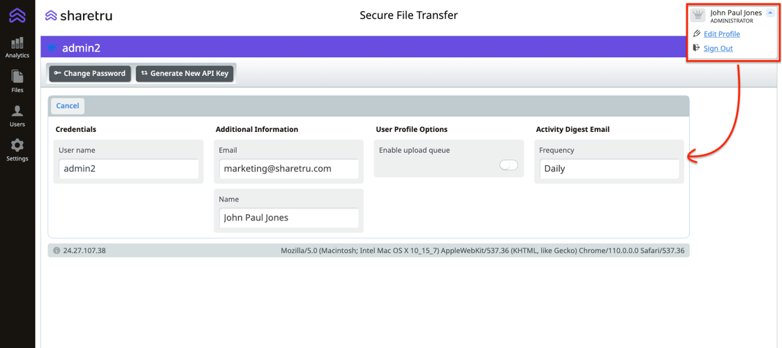 Sharetru-Admin-Edit-Profile-Screen-Daily-Activity-Email-Digest-Settings